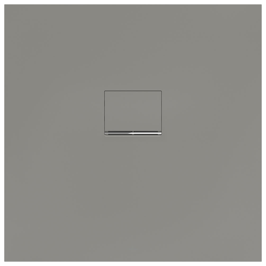 Cutout image of Villeroy & Boch Squaro Infinity 900mm Matt Grey Stone Resin Shower Tray
